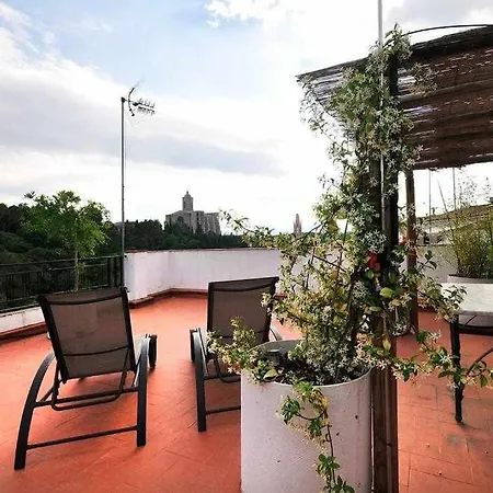 Apartamento Con Increibles Vistas Y Terraza Girona Exterior photo